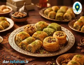 بهترین باقلوا فروشی های در اصفهان